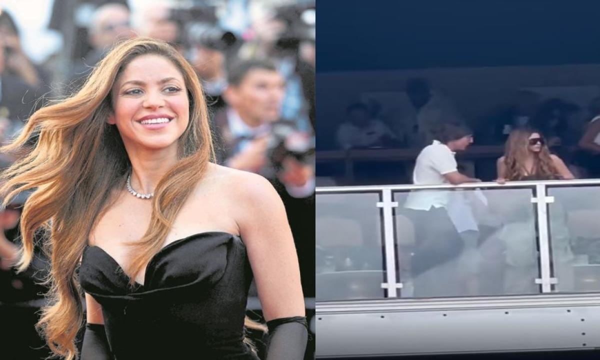 Captan a Shakira cenando con Lewis Hamilton en Miami: VIDEO