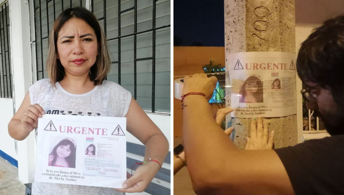 Mujer busca en Mérida a su hija de 7 años sustraída por su expareja en Chiapas