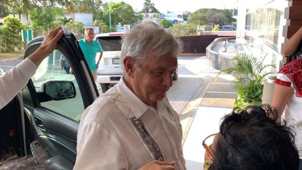 El presidente López Obrador pasará la noche en un hotel de Chetumal