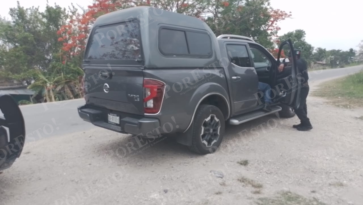 Aseguran en Escárcega camioneta de Quintana Roo con reporte de robo