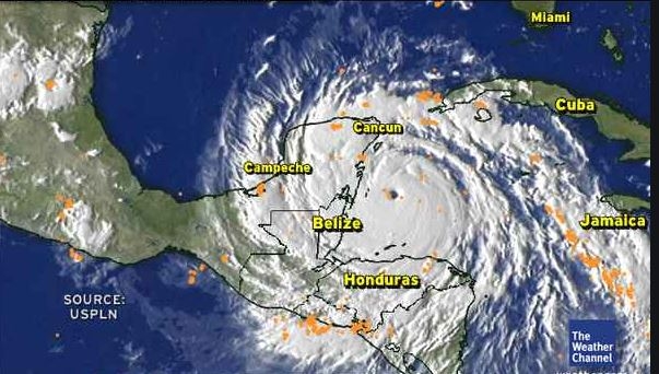 ¿Cuál es el huracán más fuerte que ha golpeado Yucatán? 
