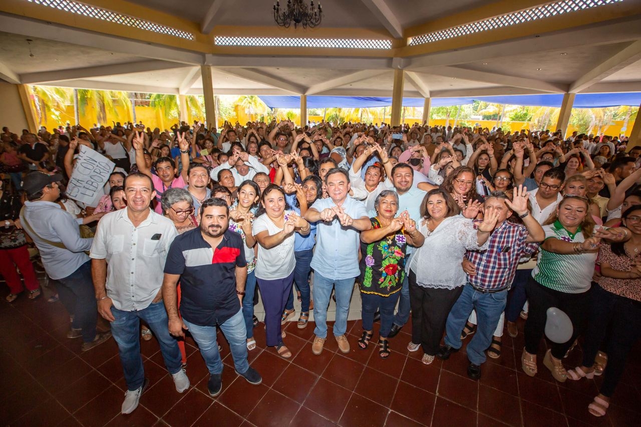 Liborio Vidal llama a la unidad en 'Encuentro Entre Amigos' con vecinos del Oriente de Mérida