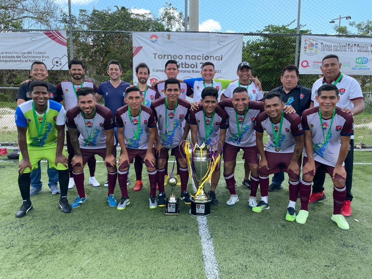Selección de Quintana Roo A se corona en el Torneo Nacional de Fútbol 7