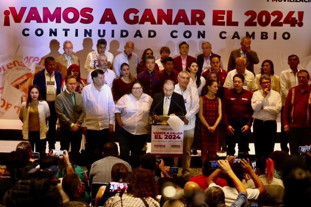 'Corcholatas' firman acuerdo por la unidad en el Consejo Nacional de Morena