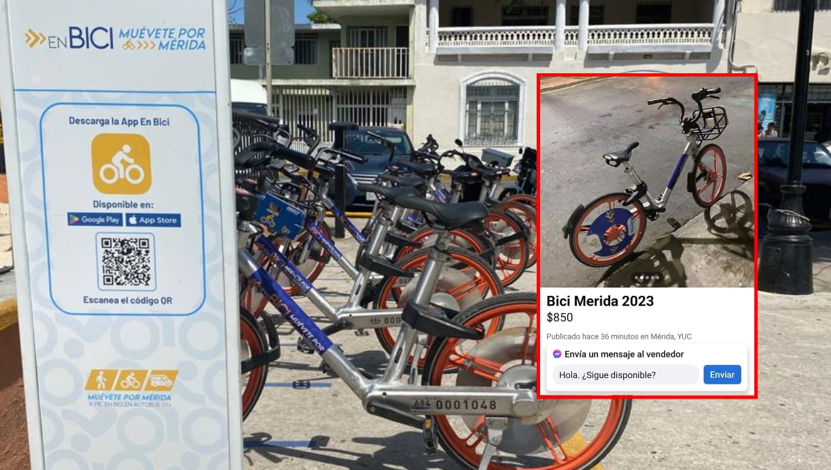 Venden bicicleta del programa En Bici en Mérida a través de Facebook por 850 pesos