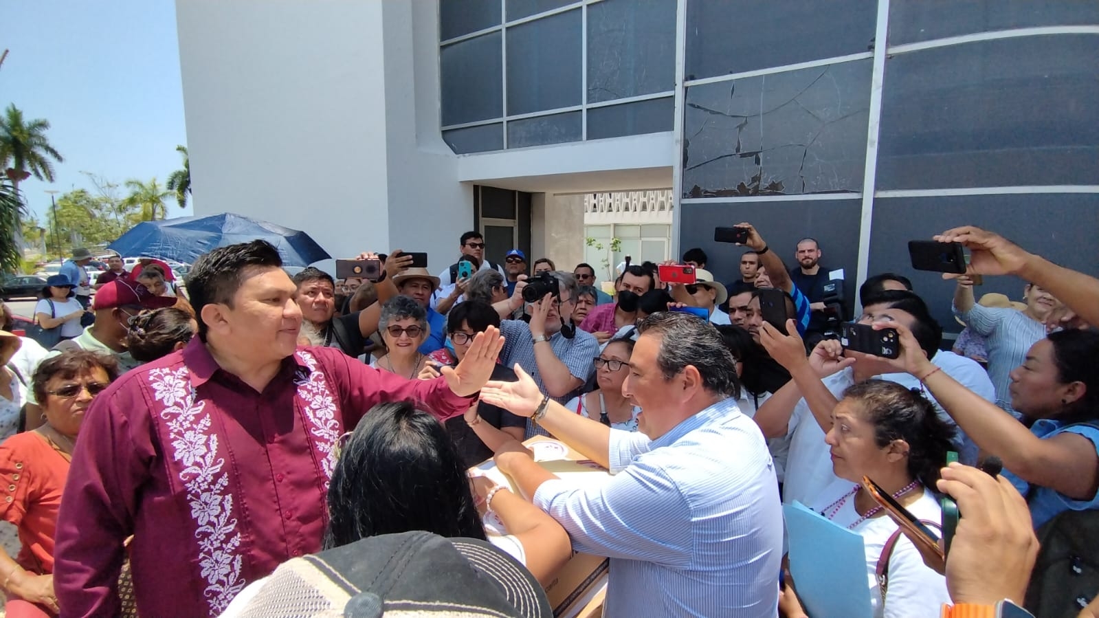Religiosos de Campeche protestan en el Congreso; exigen libertad de culto: VIDEO