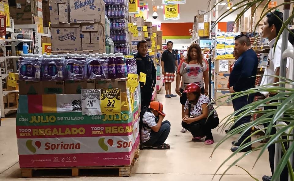 Niño de 11 años roba productos de higiene de un supermercado de Tizimín