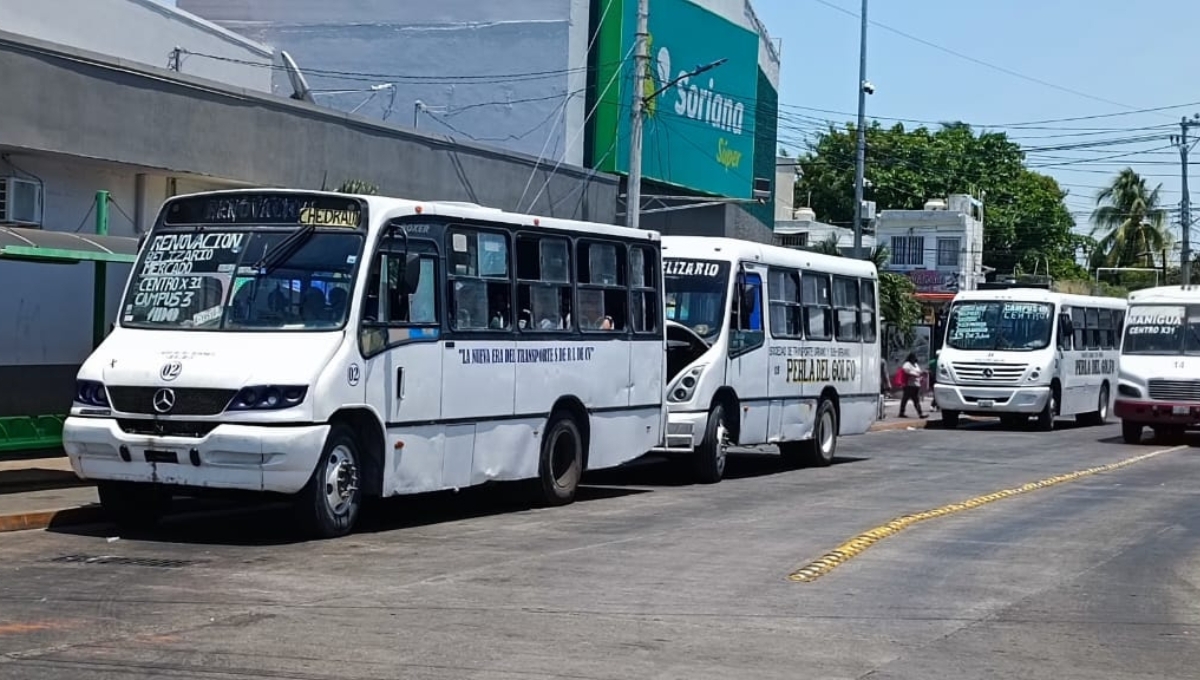 Transportistas de Campeche exigen incremento de pasaje ante altos costos de combustibles