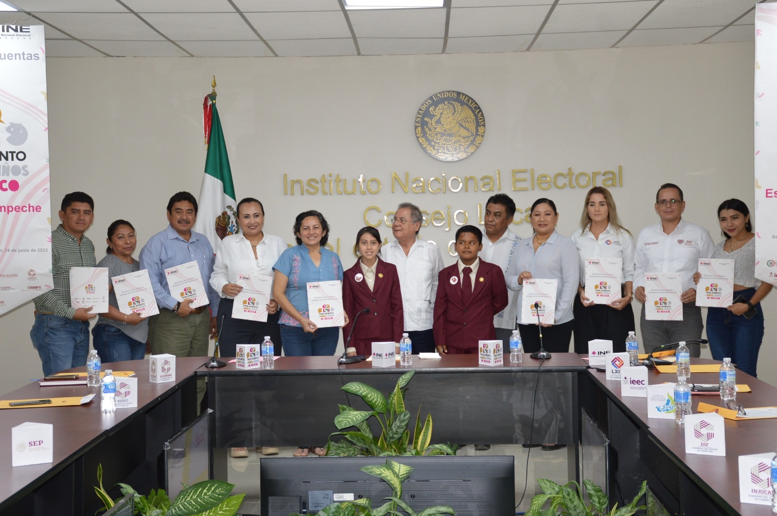 Parlamento Infantil del INE en Campeche buscan terminar con el bullying en las escuelas