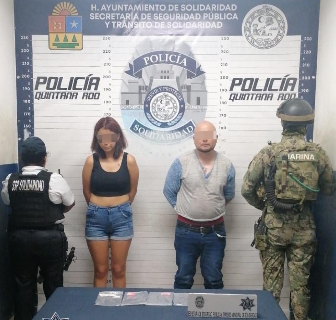 Capturan a cuatro presuntos narcomenudistas en Playa del Carmen; dos son extranjeros