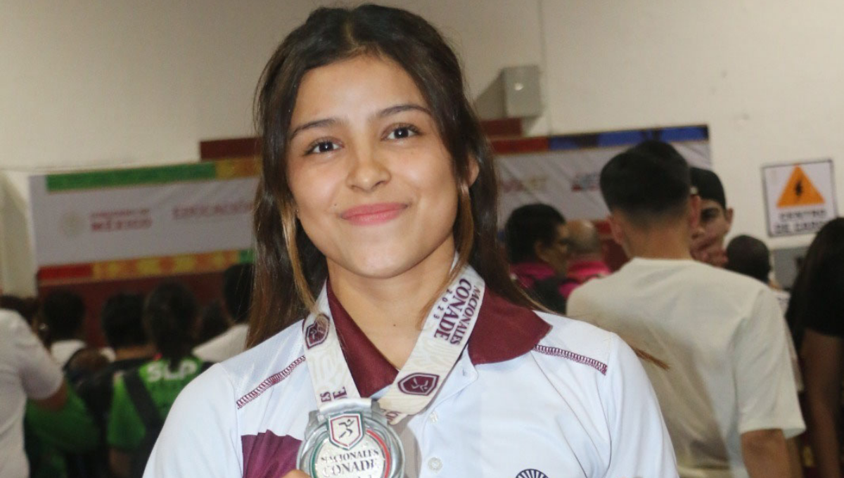Luchadora de Quintana Roo se lleva la plata en los Juegos CONADE 2023