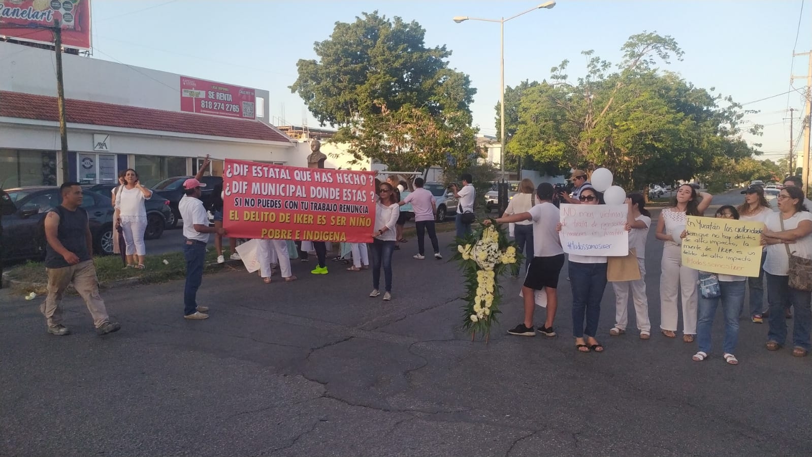 Vecinos piden justicia por Iker, niño chiapaneco atropellado en Mérida: EN VIVO