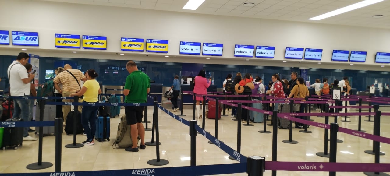 Volaris y TAG Airlines cancelan vuelos en el aeropuerto de Mérida este viernes