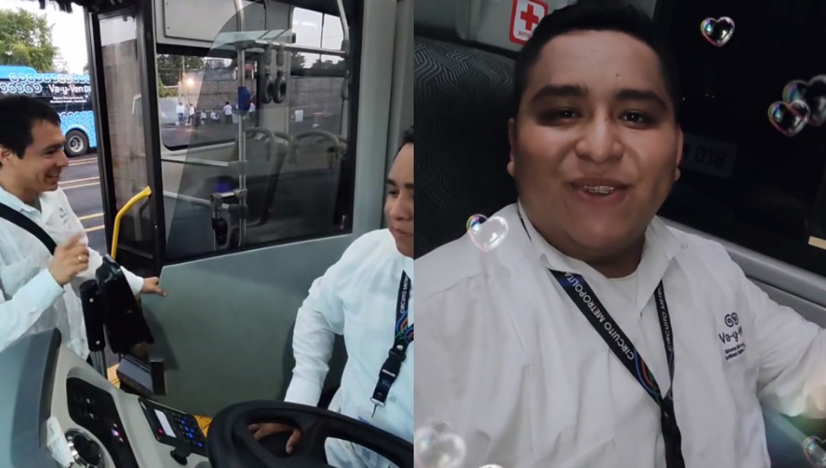 Choferes de Va y Ven de Mérida ‘dejan’ el volante por el TikTok: VIDEO