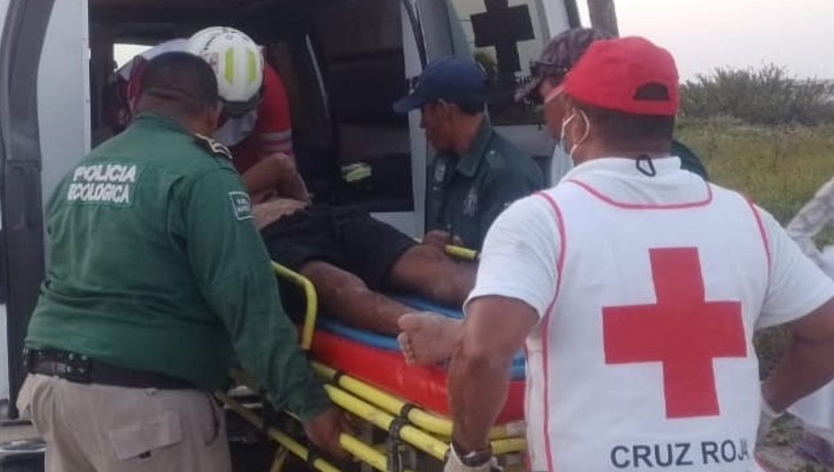 Bañista se tira un clavado desde el muelle y termina en el hospital en Progreso