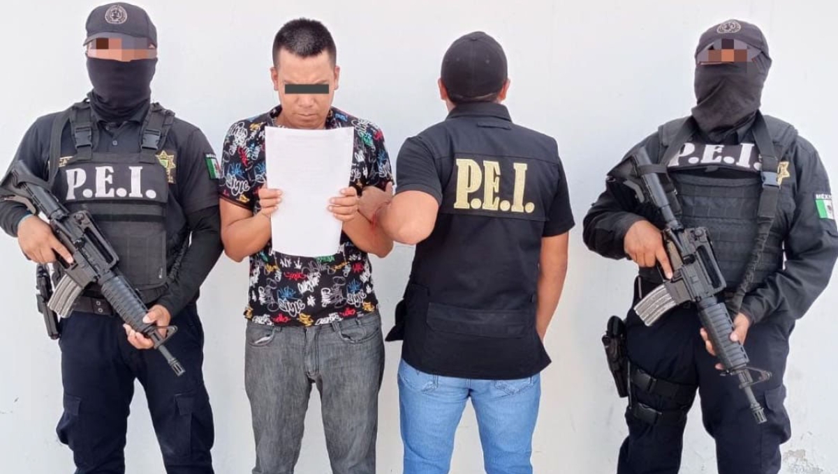 El hombre fue detenido y puesto a disposición de las autoridades de Chiapas
