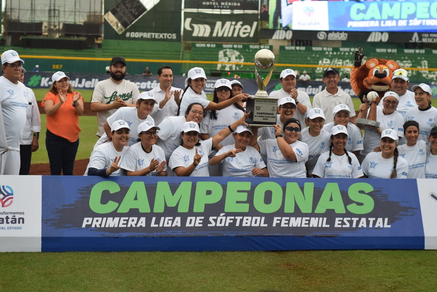 Mérida vence 4x0 a Yaxcabá en la Liga del Cambio de Softbol femenil: VIDEO