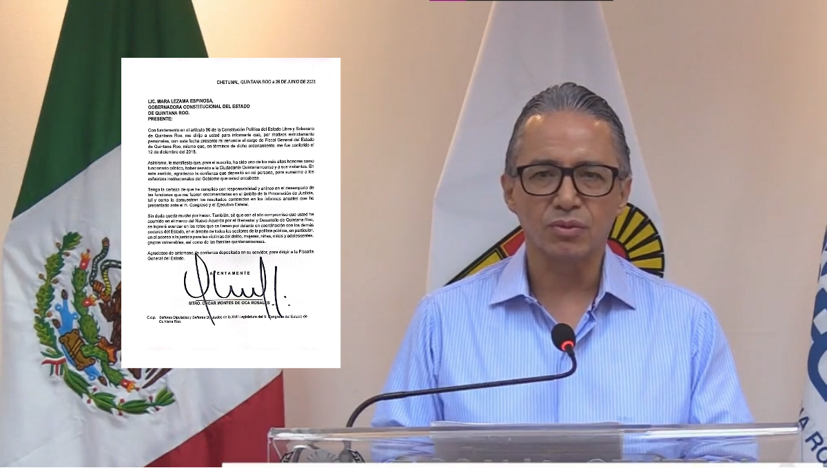 Óscar Montes de Oca Rosales tomó protesta como Fiscal General del Estado de Quintana Roo, apenas el pasado 12 de diciembre del 2018