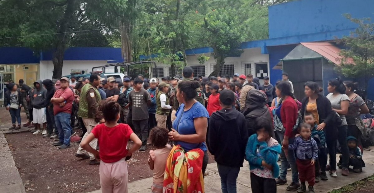 Los migrantes habían sido asegurados por las autoridades mexicanas