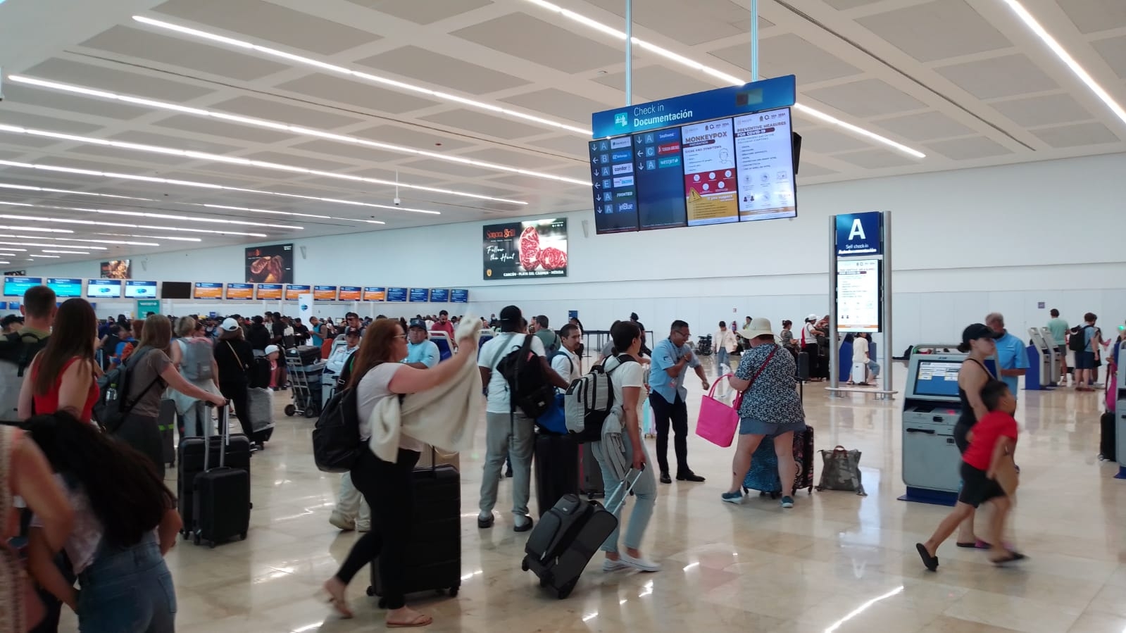 Este martes continúa la buena racha con 559 vuelos programados en el Aeropuerto Internacional de Cancún