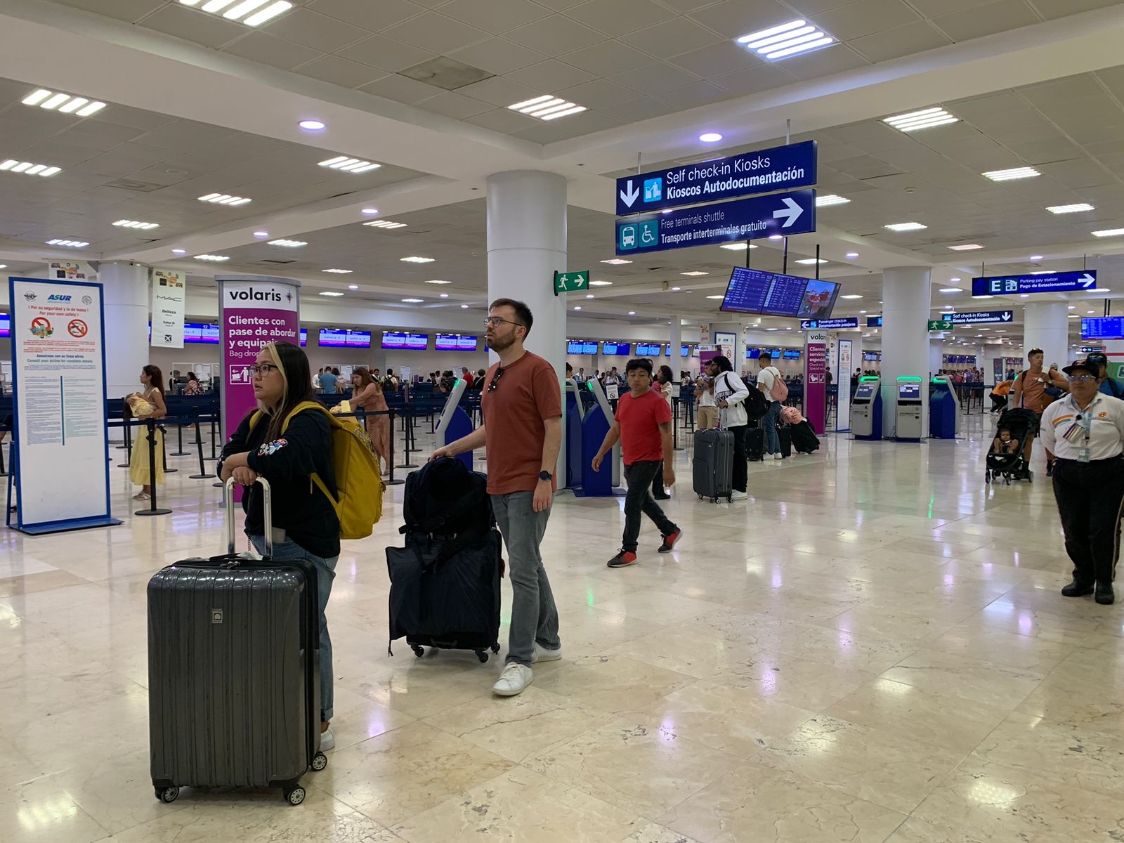 Se registra un vuelo cancelado en el aeropuerto de Cancún