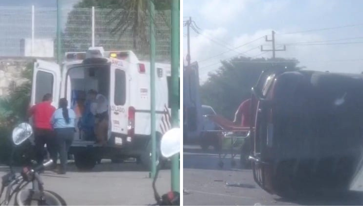 Volcadura deja cuatro personas lesionadas en la vía Escárcega-Villahermosa
