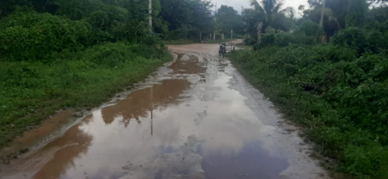 Habitantes de Kantunilkín exigen la pavimentación de calles ante la temporada de lluvia