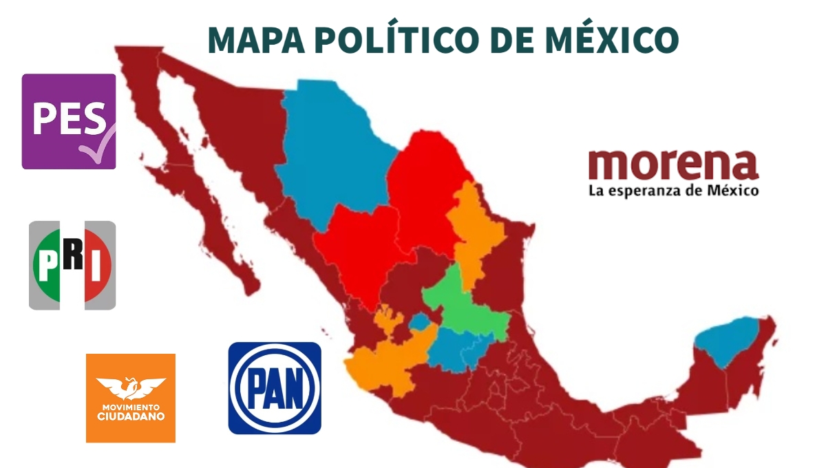 Son pocos los estados que son gobernados por la oposición en México