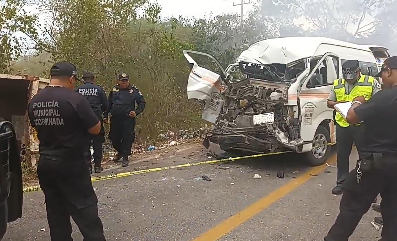 Revelan lista de lesionados en el accidente de la vía Felipe Carrillo Puerto-Valladolid