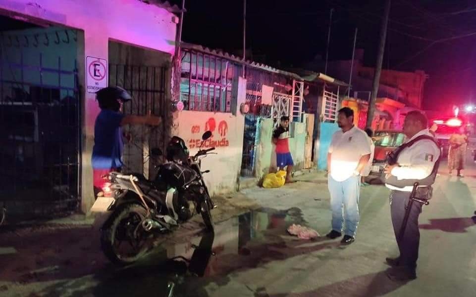 Por venganza, pandilleros queman una motocicleta en Samulá, Campeche