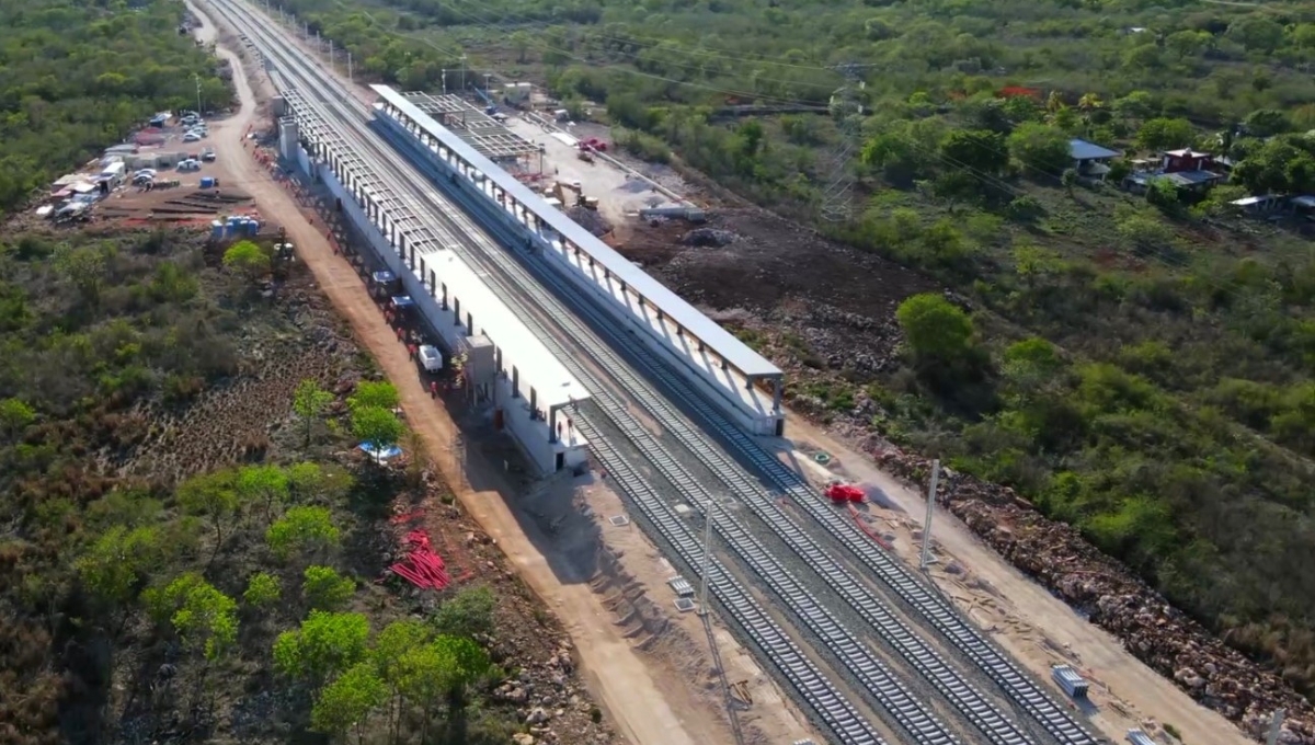 Estación eléctrica del Tren Maya, Tramo Calkiní-Izamal, a un 96% de avance: Fonatur