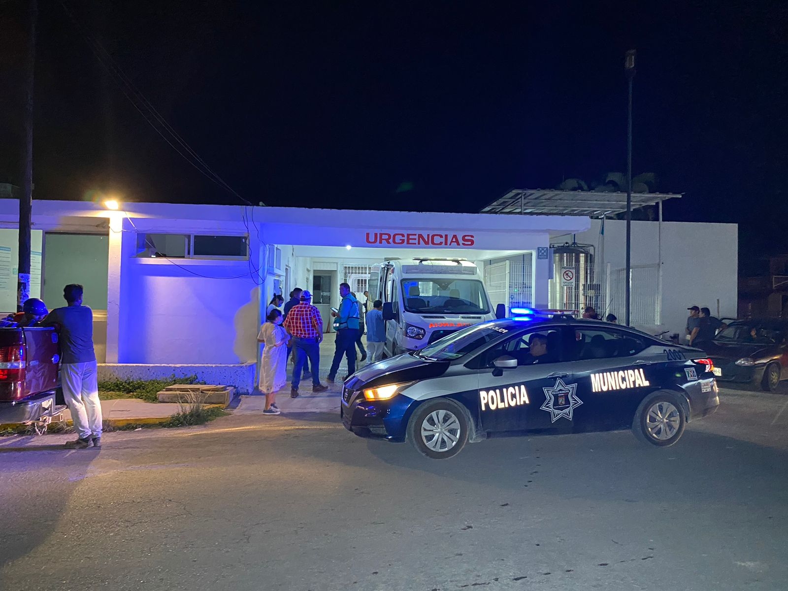 El hombre fue trasladado a un hospital en Chetumal