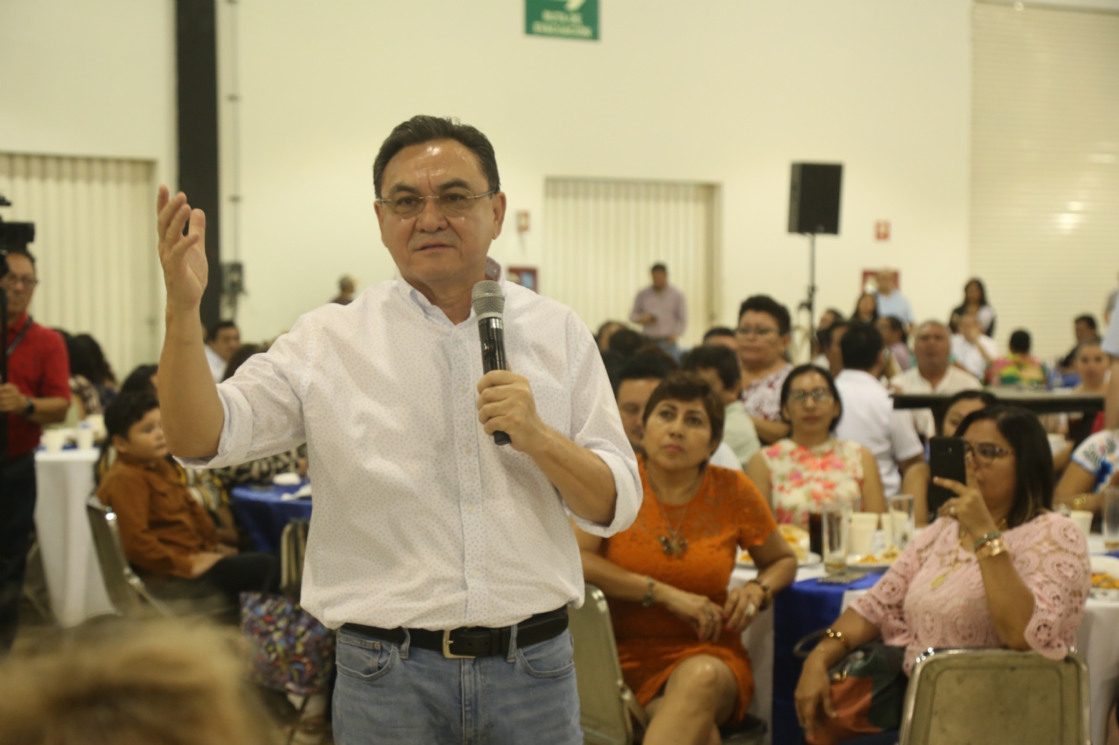 Liborio Vidal se compromete a trabajar por la clase obrera de Yucatán
