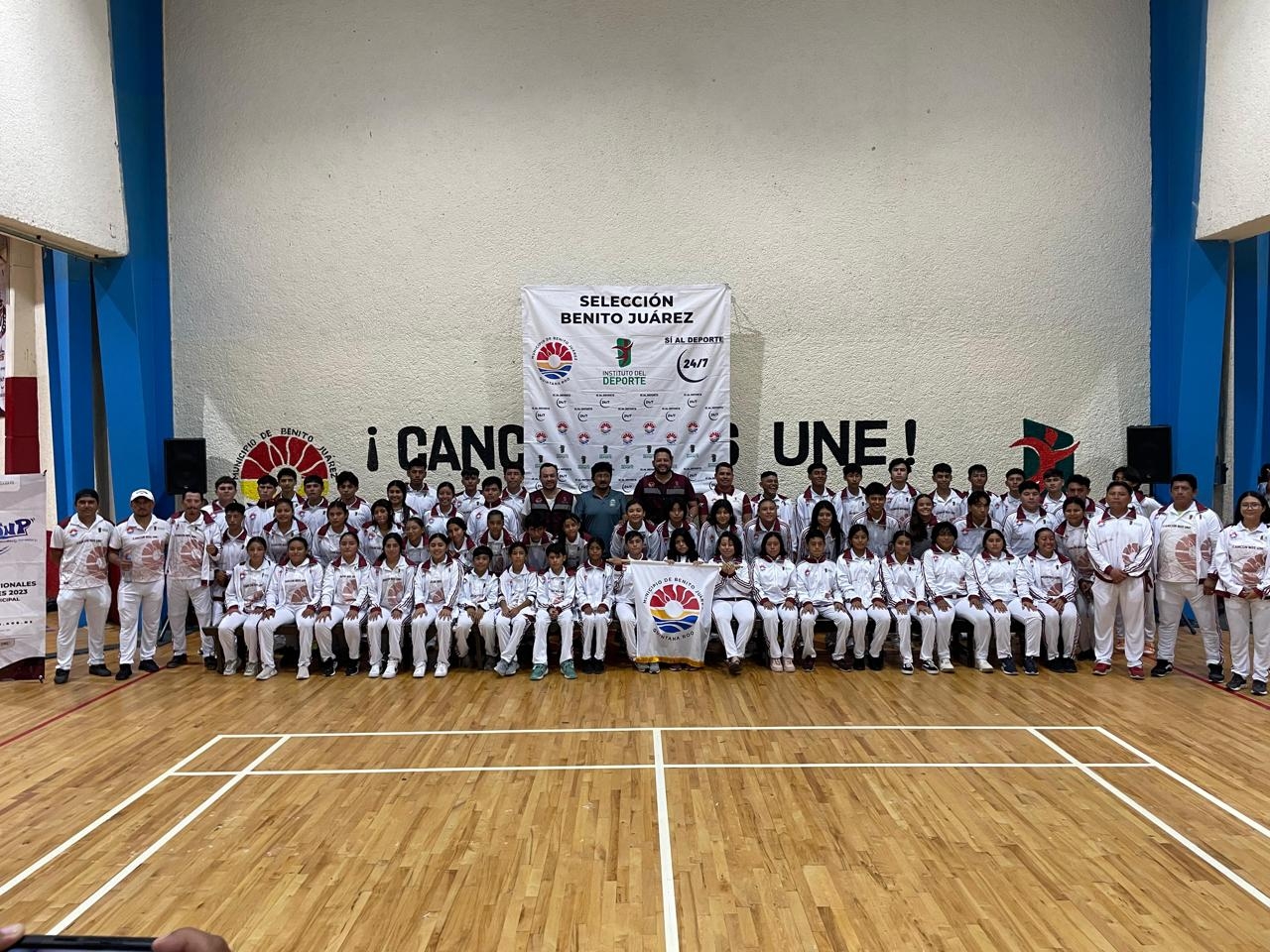Atletas de Benito Juárez, listos para los Juegos Nacionales Populares 2023 en Tulum