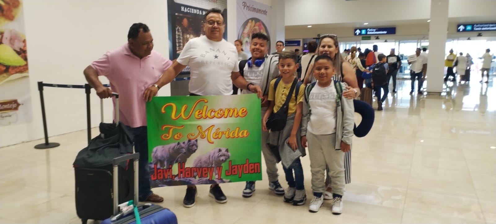 Abuelitos de Yucatán conocen por primera vez a sus nietos de Estados Unidos