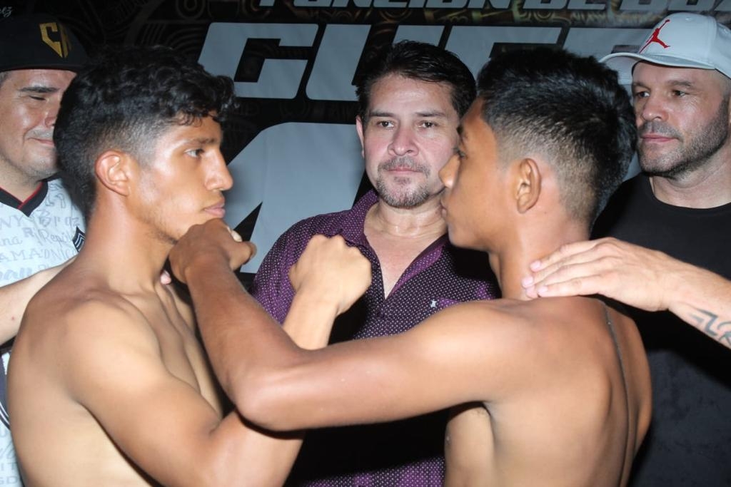 Boxeadores listos para la velada del sábado en Cancún
