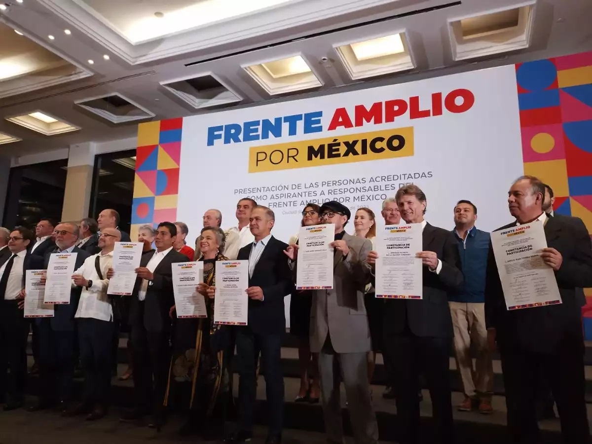 ¿Cómo será la elección del candidato de la alianza opositora Frente Amplio por México?