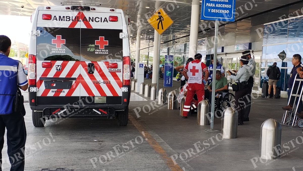 El turista es diabético, razón por la que tuvo que ser llevado a una clínica privada de Mérida