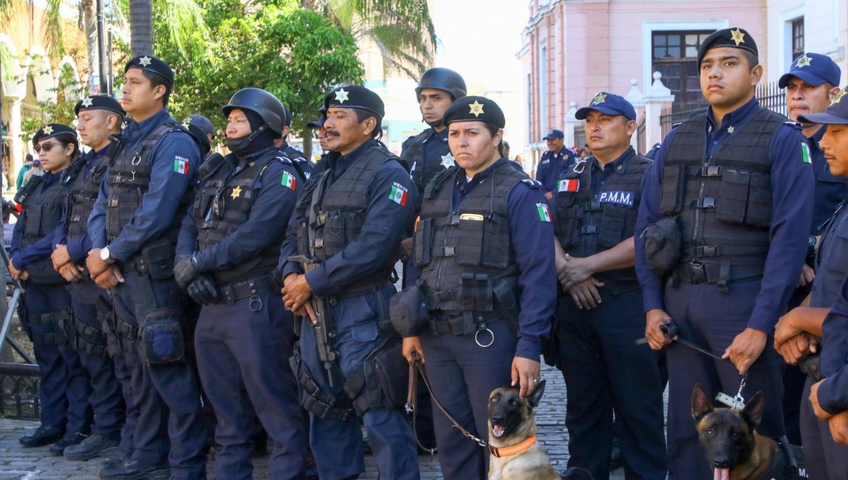 ¿Cuánto gana un policía municipal de Mérida?