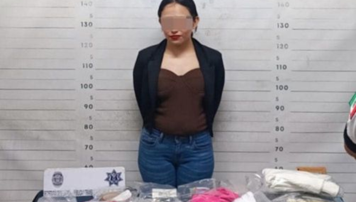 Detienen 'ladrona vanidosa' por robar en una tienda de maquillaje en Playa del Carmen