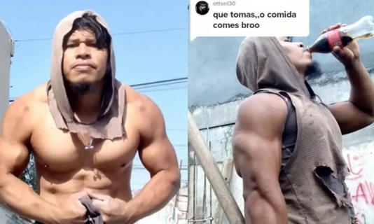 Albañil de México que desayuna Coca-Cola y pan sorprende con su cuerpo fitness: VIDEO