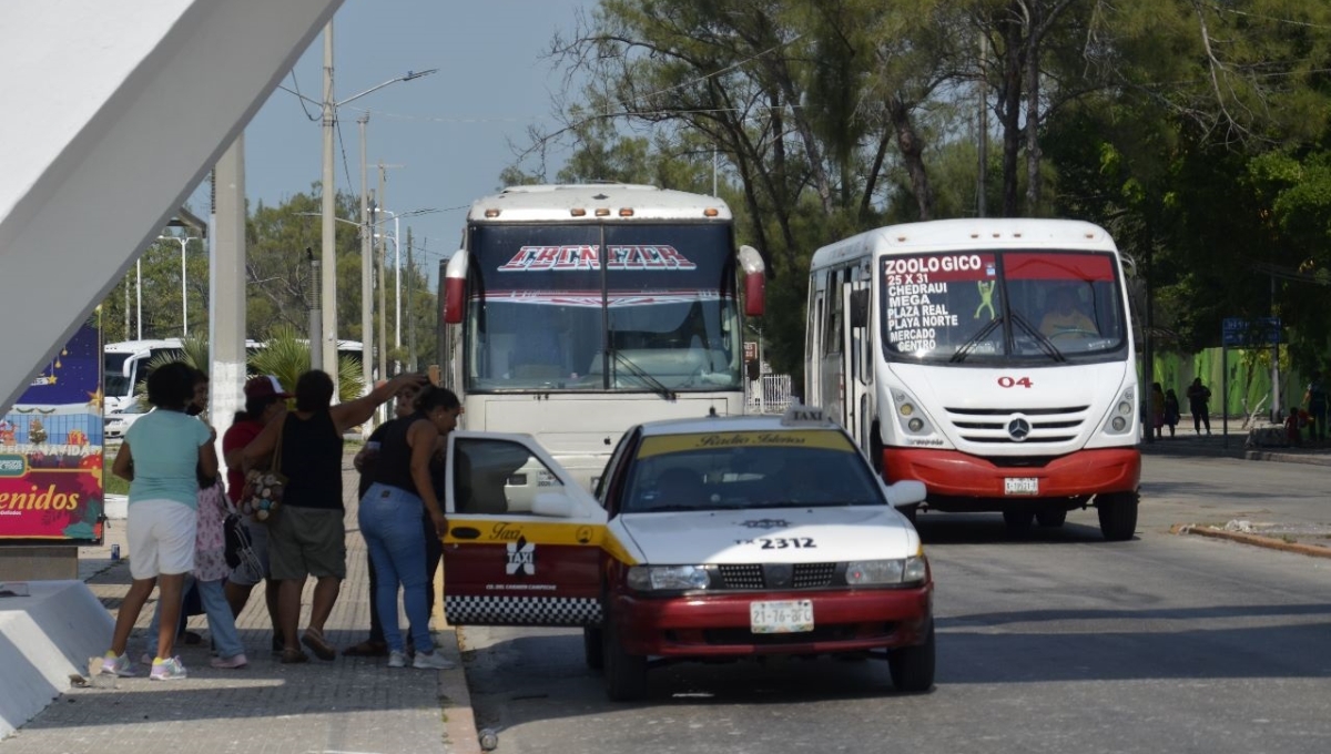 Taxistas de Ciudad del Carmen convocan a protestar contra Uber en el Congreso de Campeche