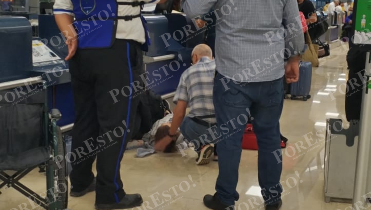 Turista se desmaya en el mostrador de VivaAerobus del aeropuerto de Mérida