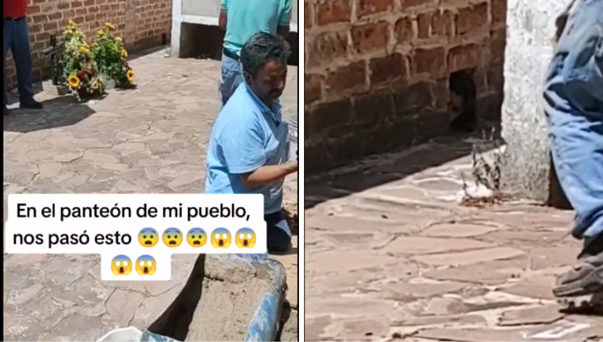 ¡Aquí espantan! Captan a un niño fantasma en un cementerio de Jalisco