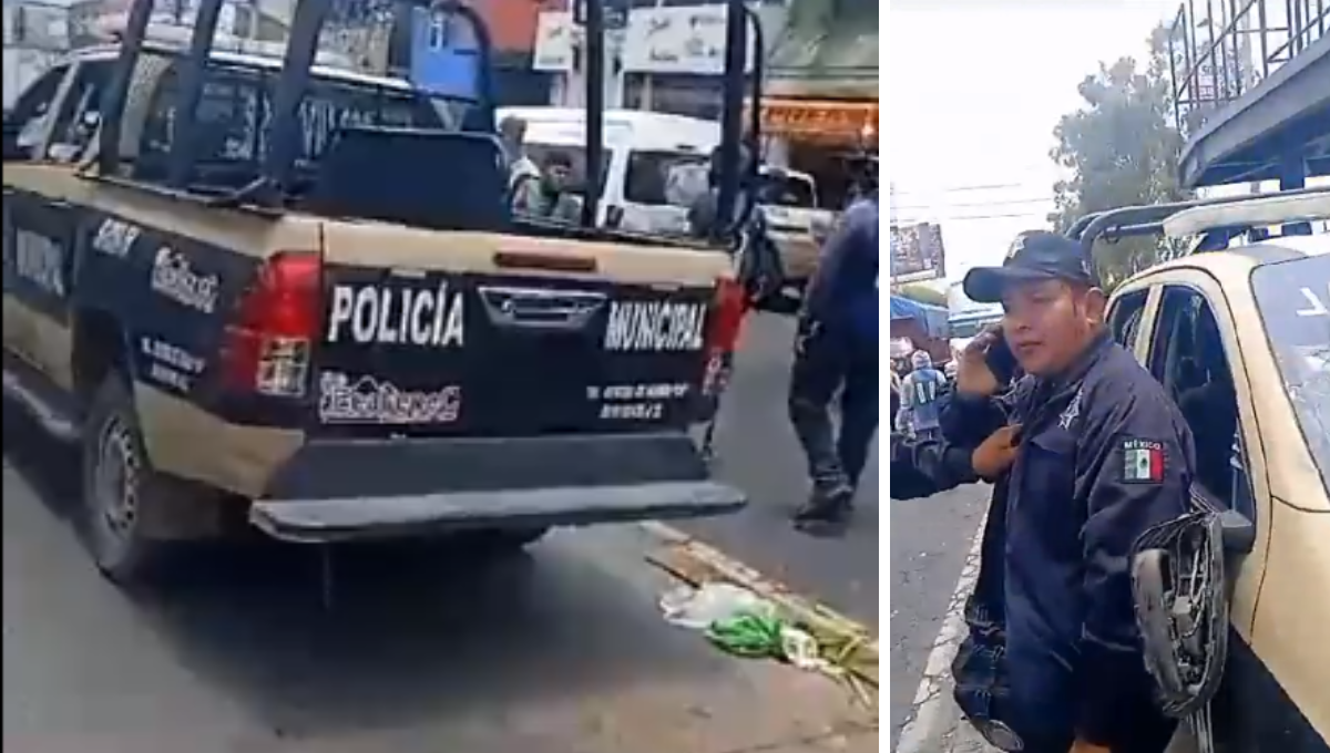 Intentan linchar a policías luego de atropellar a una mujer en Ecatepec, Edomex