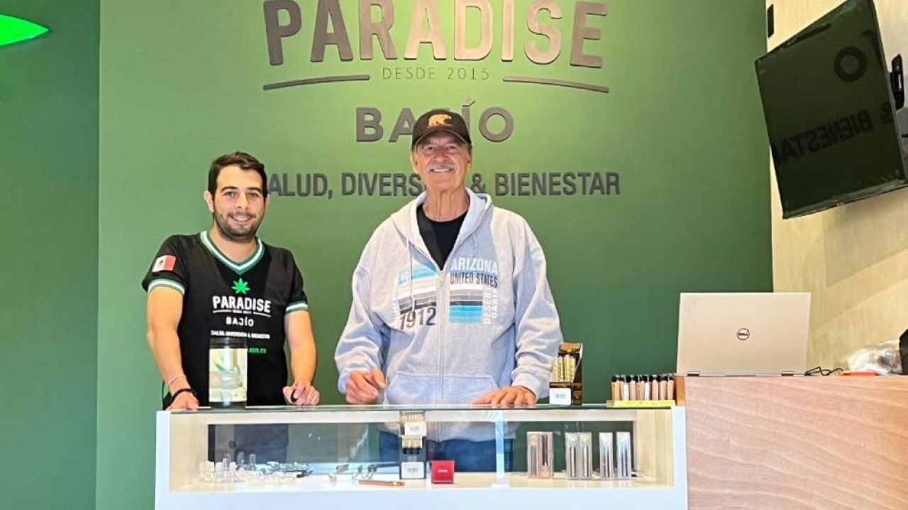 Clausuran tienda de cannabis de Vicente Fox en la CDMX