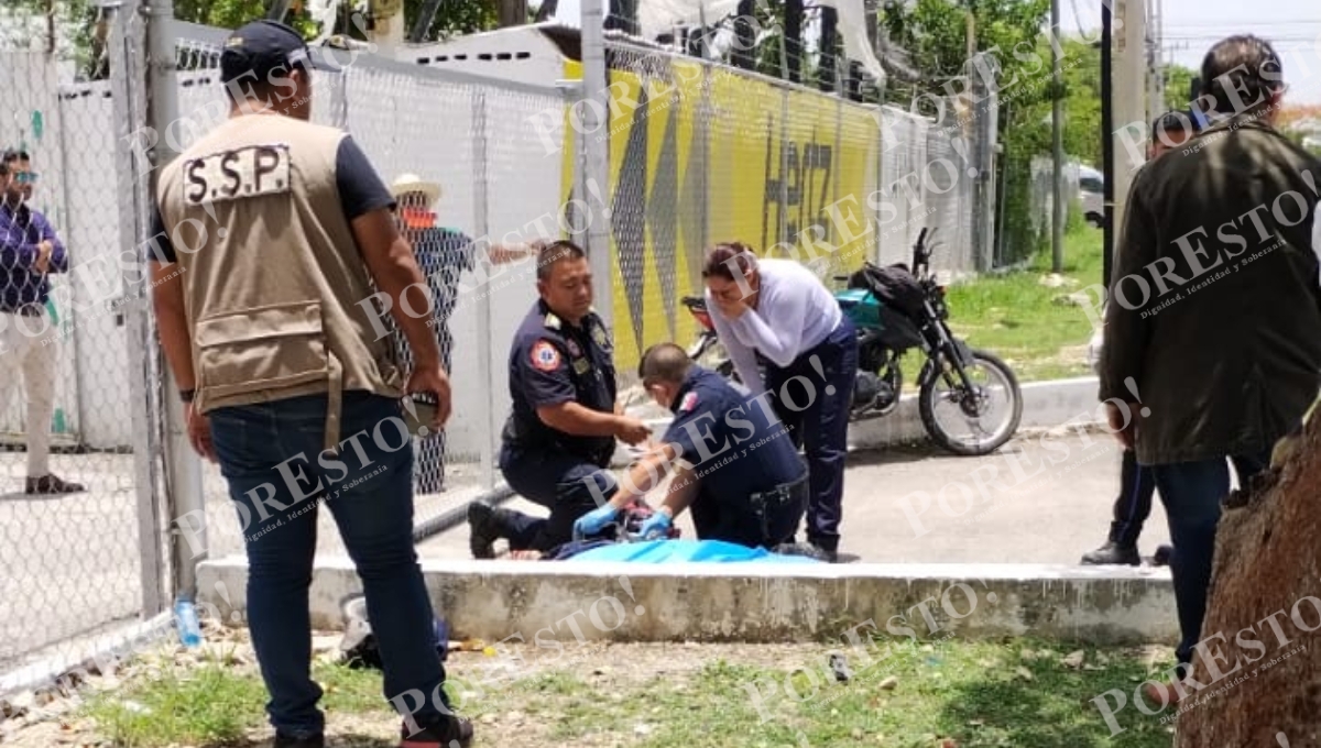 Muere motociclista tras estrellarse contra un muro en el aeropuerto de Mérida