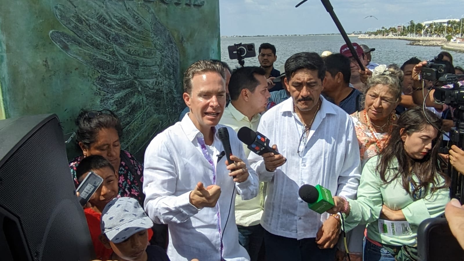 En Campeche, Manuel Velasco plantea continuar con proyectos de AMLO