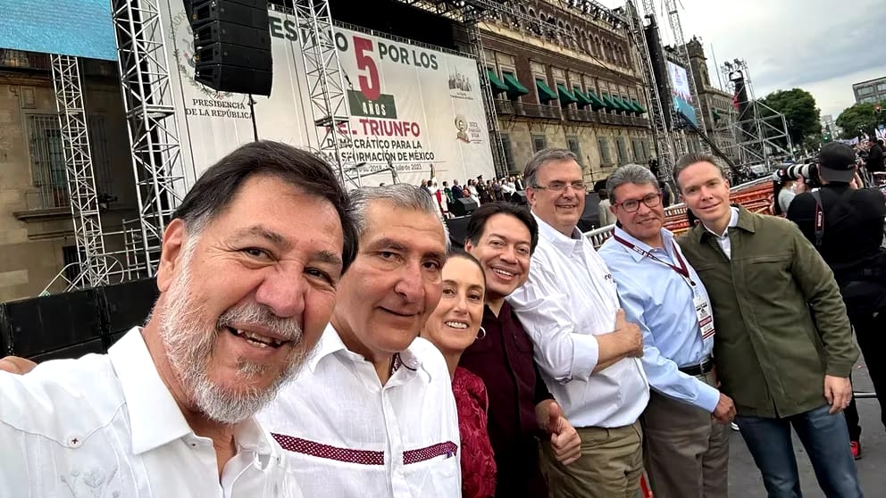 Las seis corcholatas de Morena-PT-PVEM continúan este jueves 27 de julio de 2023 con sus giras por el país.