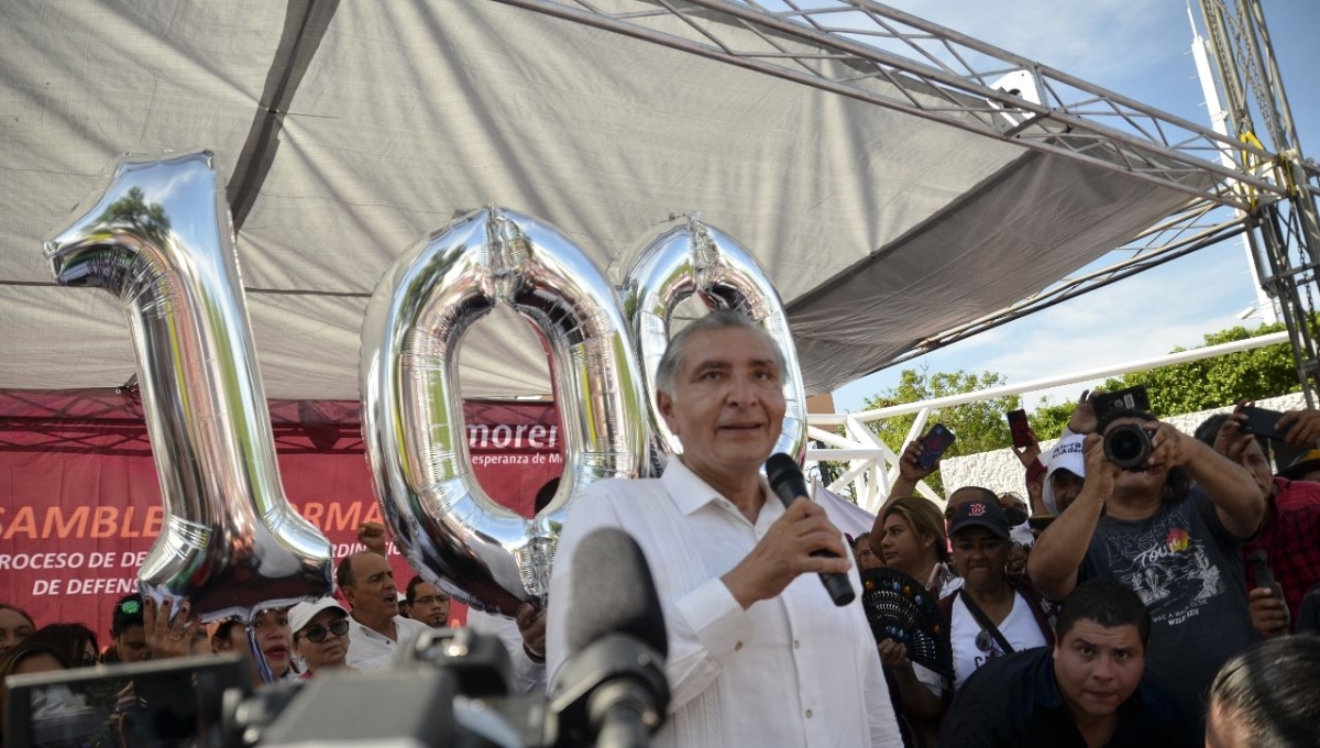 El aspirante a la presidencia de México celebró su asamblea número seis en Ciudad del Carmen